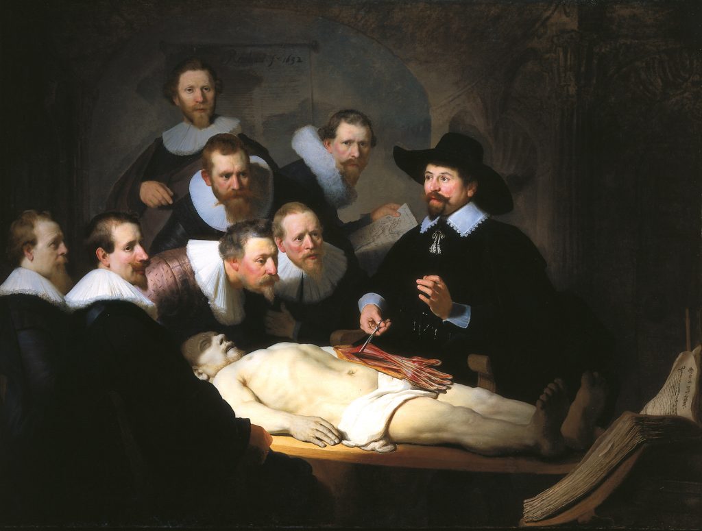 The Anatomy Lesson of Dr Nicolaes Tulp; Rembrandt